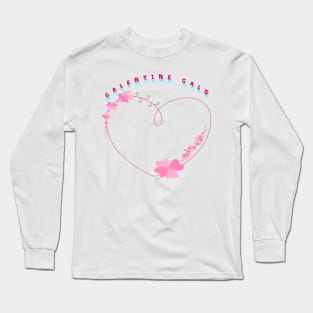 Galentines gal simple heart Long Sleeve T-Shirt